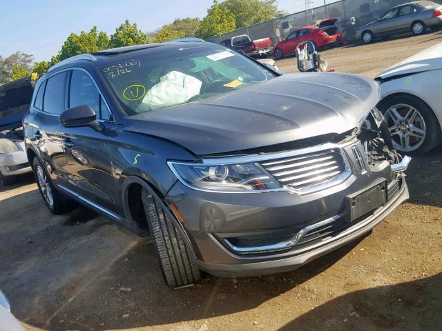 2LMPJ6KR2HBL45986 - 2017 LINCOLN MKX SELECT GRAY photo 1