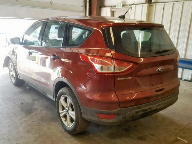 1FMCU0F75FUB06379 - 2015 FORD ESCAPE S RED photo 3