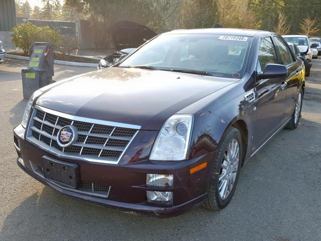 1G6DC67A780102744 - 2008 CADILLAC STS BURGUNDY photo 2