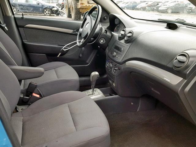 KL1TD56697B141827 - 2007 CHEVROLET AVEO BASE ლურჯი ფოტო 5
