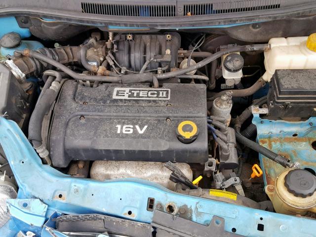 KL1TD56697B141827 - 2007 CHEVROLET AVEO BASE ლურჯი ფოტო 7