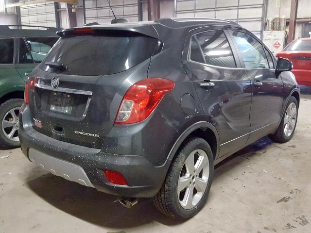 KL4CJASB5GB528611 - 2016 BUICK ENCORE GRAY photo 4