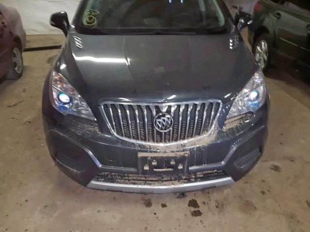 KL4CJASB5GB528611 - 2016 BUICK ENCORE GRAY photo 9