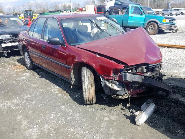 JHMCB7549NC000952 - 1992 HONDA ACCORD DX RED photo 1