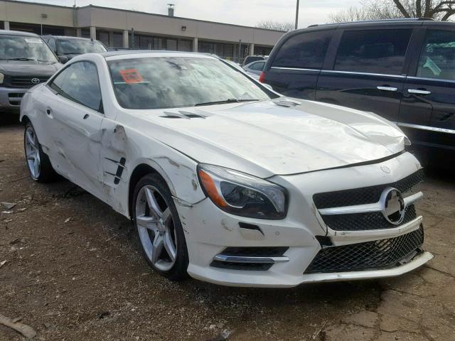 WDDJK7DA6DF015816 - 2013 MERCEDES-BENZ SL 550 WHITE photo 1