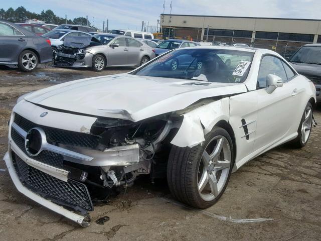 WDDJK7DA6DF015816 - 2013 MERCEDES-BENZ SL 550 WHITE photo 2