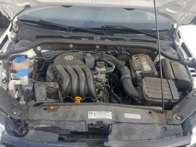 3VW2K7AJ3CM374491 - 2012 VOLKSWAGEN JETTA BASE WHITE photo 7