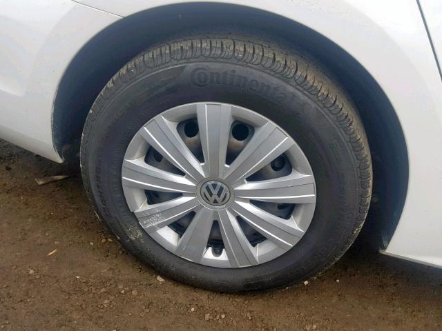 3VW2K7AJ3CM374491 - 2012 VOLKSWAGEN JETTA BASE WHITE photo 9