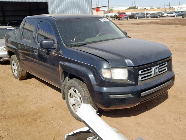 2HJYK162X6H565710 - 2006 HONDA RIDGELINE BLACK photo 1