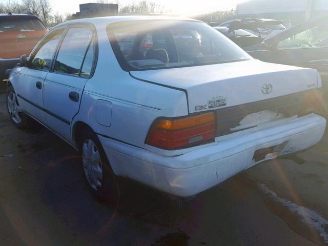 2T1AE09B1SC114642 - 1995 TOYOTA COROLLA LE WHITE photo 3