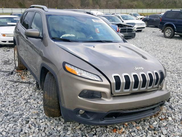 1C4PJLCB7HW603773 - 2017 JEEP CHEROKEE L BROWN photo 1