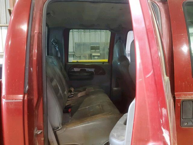 3FTSW30F82MA16248 - 2002 FORD F350 SRW S RED photo 6