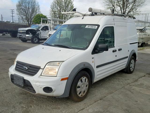 NM0LS7BN5DT135307 - 2013 FORD TRANSIT CO WHITE photo 2