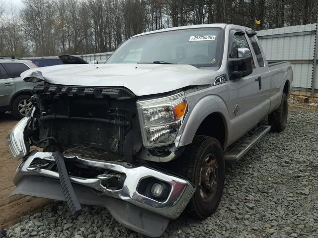 1FT7X2BT9BEC56205 - 2011 FORD F250 SUPER SILVER photo 2