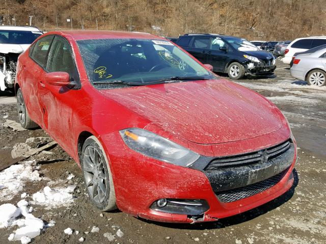 1C3CDFBA9DD336551 - 2013 DODGE DART SXT RED photo 1