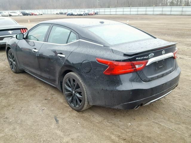 1N4AA6AP6HC447710 - 2017 NISSAN MAXIMA 3.5 BLACK photo 3