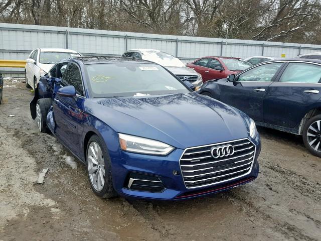 WAUANCF58JA053676 - 2018 AUDI A5 PREMIUM BLUE photo 1