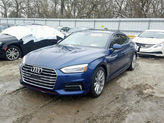 WAUANCF58JA053676 - 2018 AUDI A5 PREMIUM BLUE photo 2