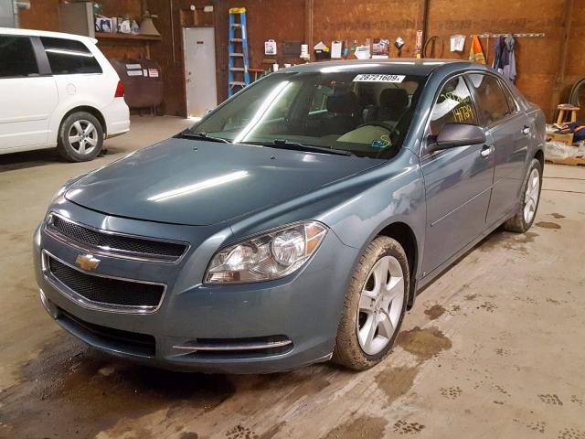 1G1ZG57B594268600 - 2009 CHEVROLET MALIBU LS BLUE photo 2