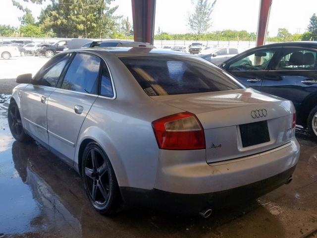 WAUJT68EX3A182980 - 2003 AUDI A4 3.0 SILVER photo 3