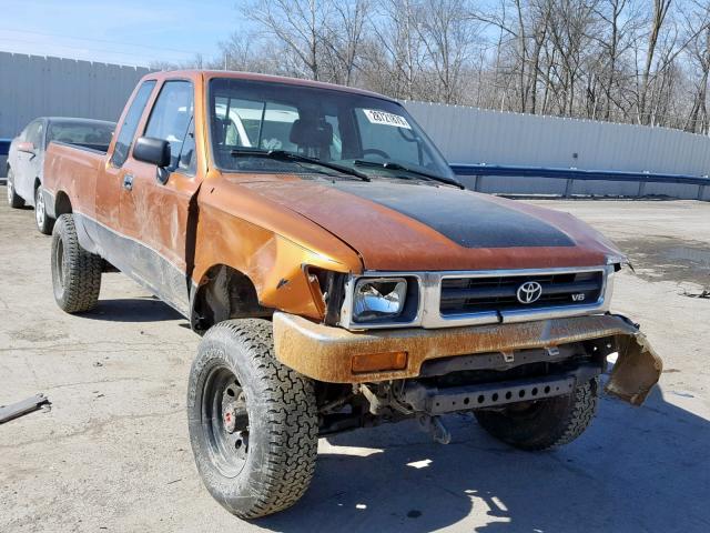 JT4VN13D7P5117101 - 1993 TOYOTA PICKUP 1/2 ORANGE photo 1