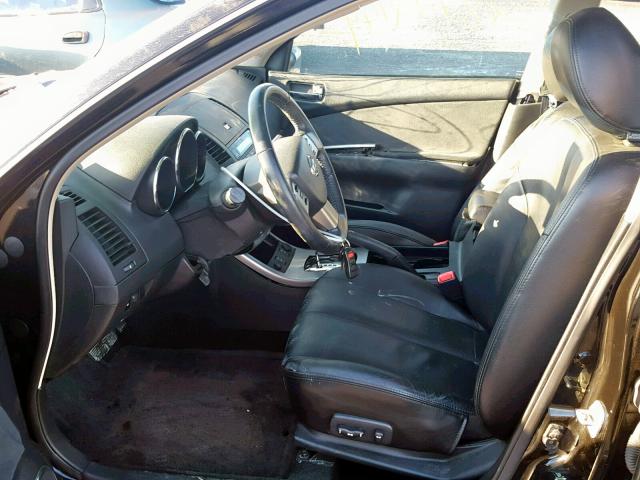 1N4BL11D05N918306 - 2005 NISSAN ALTIMA SE BLACK photo 5