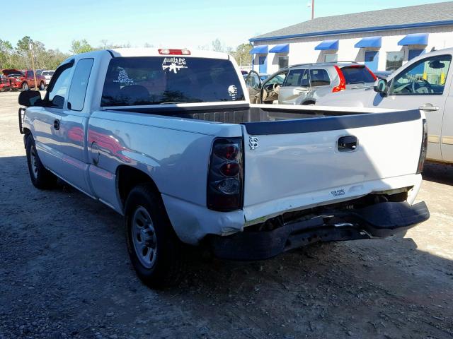 1GCEC19X76Z244803 - 2006 CHEVROLET SILVERADO WHITE photo 3