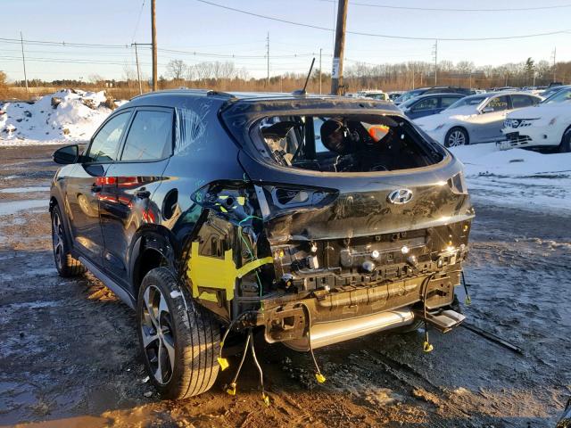 KM8J3CA28HU437855 - 2017 HYUNDAI TUCSON LIM BLACK photo 3