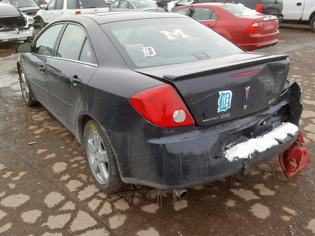 1G2ZH558264219382 - 2006 PONTIAC G6 GT BLACK photo 3