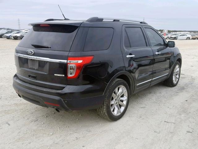 1FM5K7F88FGB30982 - 2015 FORD EXPLORER L BLACK photo 4