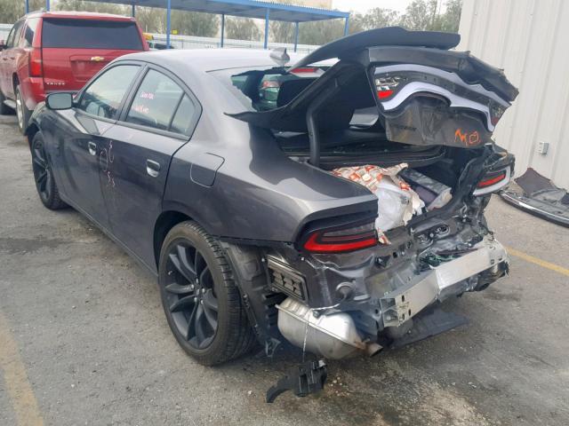 2C3CDXHG9JH273919 - 2018 DODGE CHARGER SX GRAY photo 3