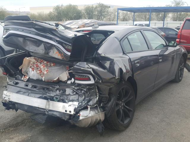 2C3CDXHG9JH273919 - 2018 DODGE CHARGER SX GRAY photo 4