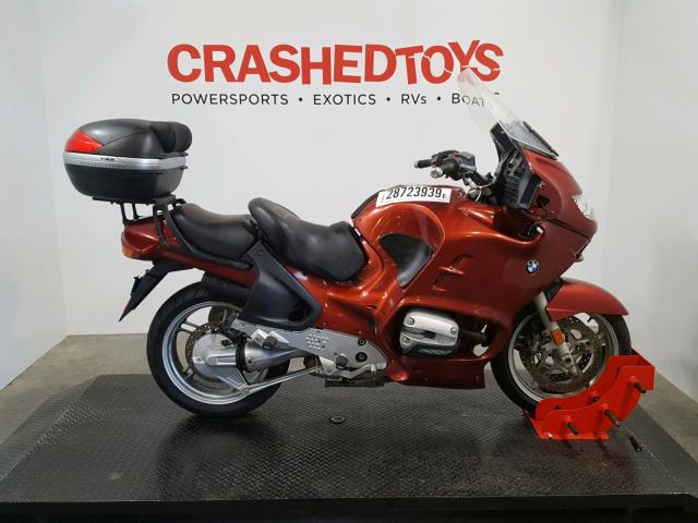WB10499A73ZE90537 - 2003 BMW R1150 RT RED photo 1