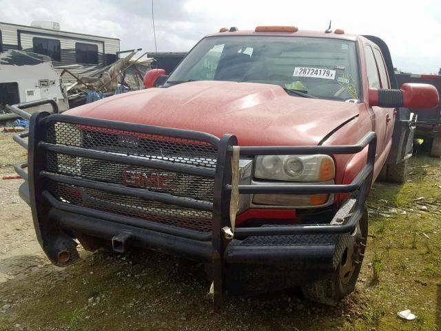 1GTJK33245F932199 - 2005 GMC NEW SIERRA RED photo 2