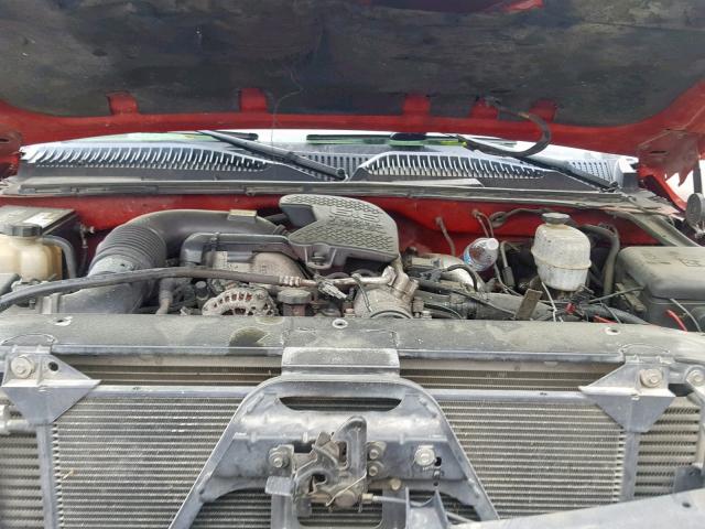 1GTJK33245F932199 - 2005 GMC NEW SIERRA RED photo 7