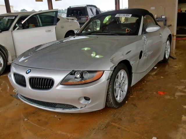 4USBT335X4LS53320 - 2004 BMW Z4 2.5 SILVER photo 2