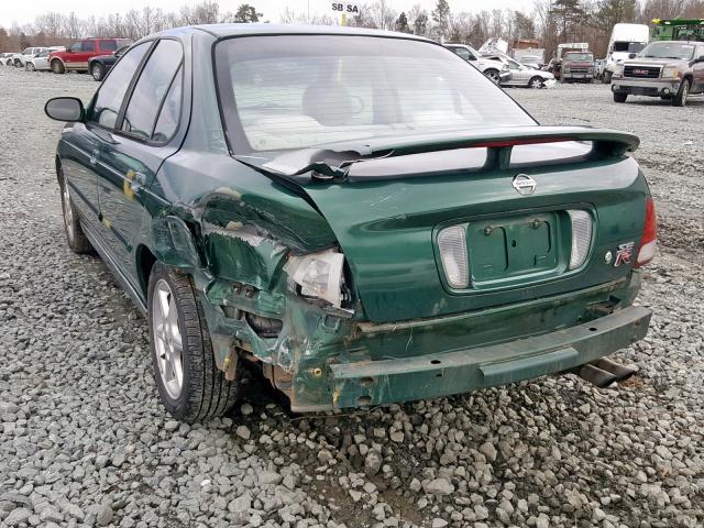 3N1AB51D62L708288 - 2002 NISSAN SENTRA SE- GREEN photo 3