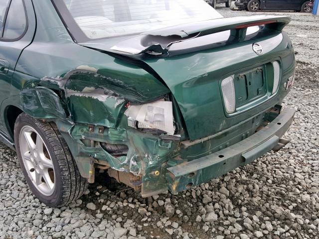 3N1AB51D62L708288 - 2002 NISSAN SENTRA SE- GREEN photo 9