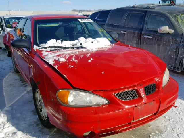 1G2NF52E34C256166 - 2004 PONTIAC GRAND AM S RED photo 1