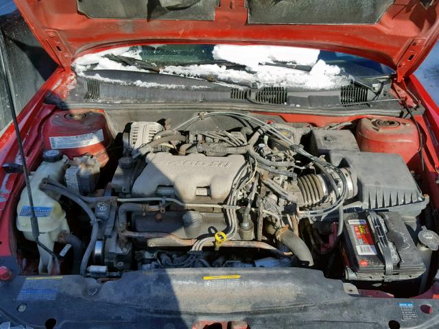 1G2NF52E34C256166 - 2004 PONTIAC GRAND AM S RED photo 7