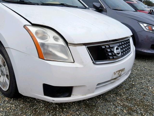 3N1AB61E67L643111 - 2007 NISSAN SENTRA 2.0 WHITE photo 9