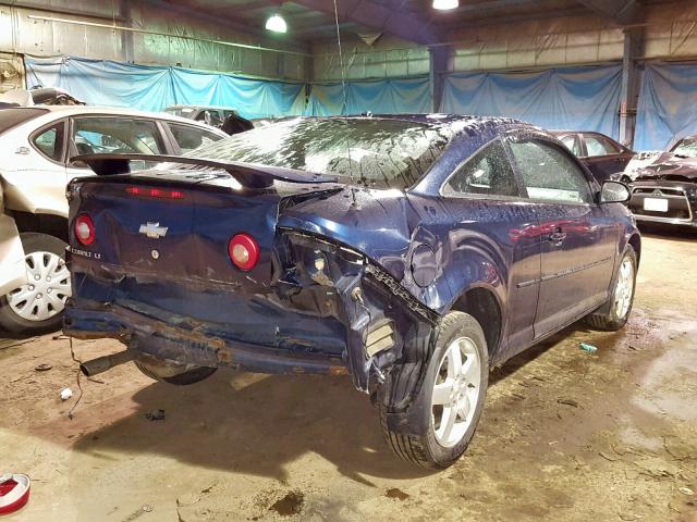 1G1AL15F487338415 - 2008 CHEVROLET COBALT LT BLUE photo 4