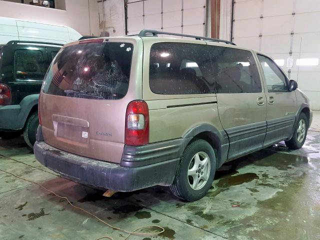 1GMDX03E83D247344 - 2003 PONTIAC MONTANA BEIGE photo 4