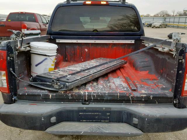 1N6AD07U87C424761 - 2007 NISSAN FRONTIER C BLUE photo 6