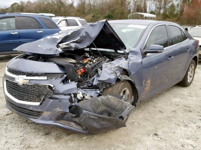 1G11C5SL9EF219634 - 2014 CHEVROLET MALIBU 1LT ლურჯი ფოტო 2