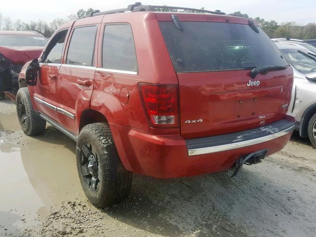 1J8HR58N95C616543 - 2005 JEEP GRAND CHER RED photo 3