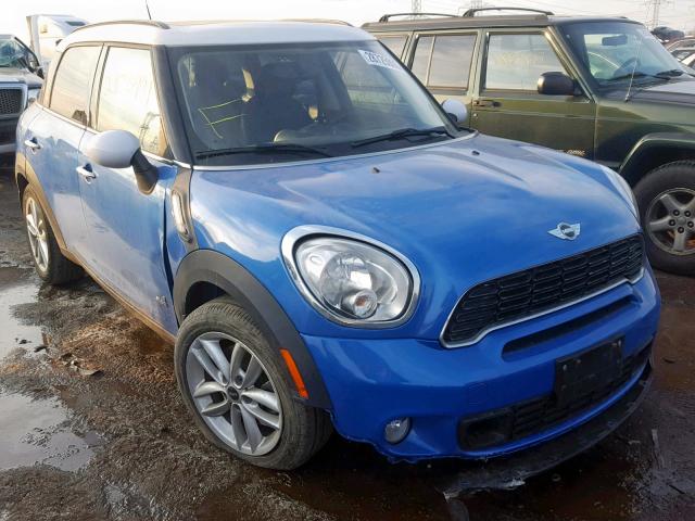 WMWZC3C54CWL86234 - 2012 MINI COOPER S C BLUE photo 1