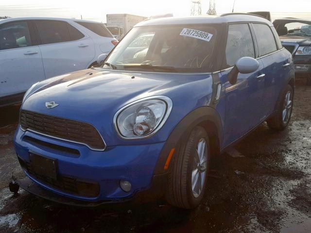 WMWZC3C54CWL86234 - 2012 MINI COOPER S C BLUE photo 2