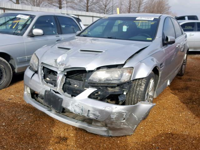 6G2ER57739L237709 - 2009 PONTIAC G8 SILVER photo 2