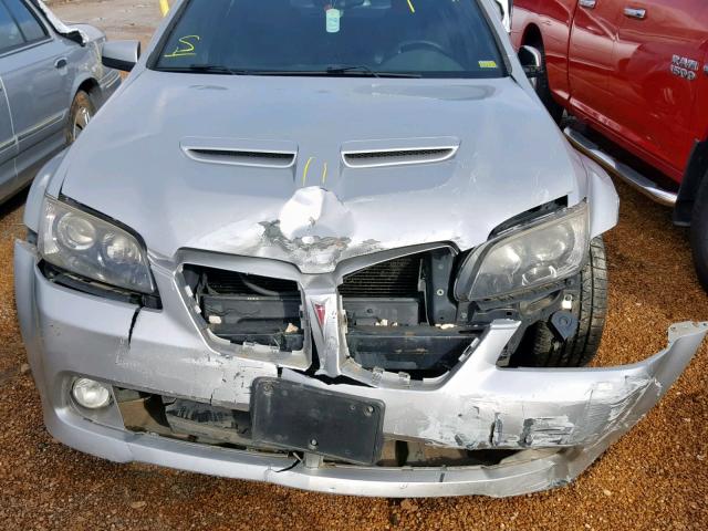 6G2ER57739L237709 - 2009 PONTIAC G8 SILVER photo 7